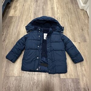 GAP Dark Blue Kids Puffer Coat